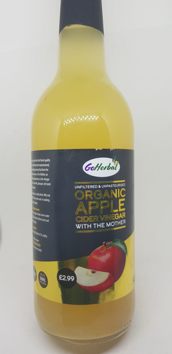 GOHERBAL ORGANIC APPLE CIDER VINEGAR