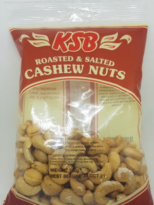 KSB ROASTED & SALTED CASHEW NUTS